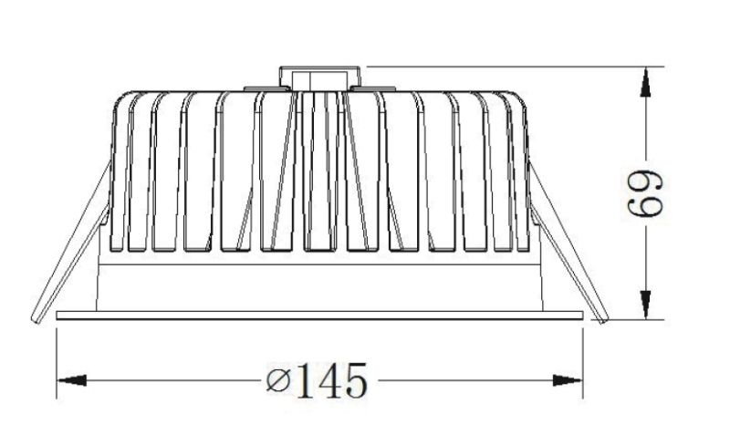 Встраиваемый светильник Deko-Light COB200 565181