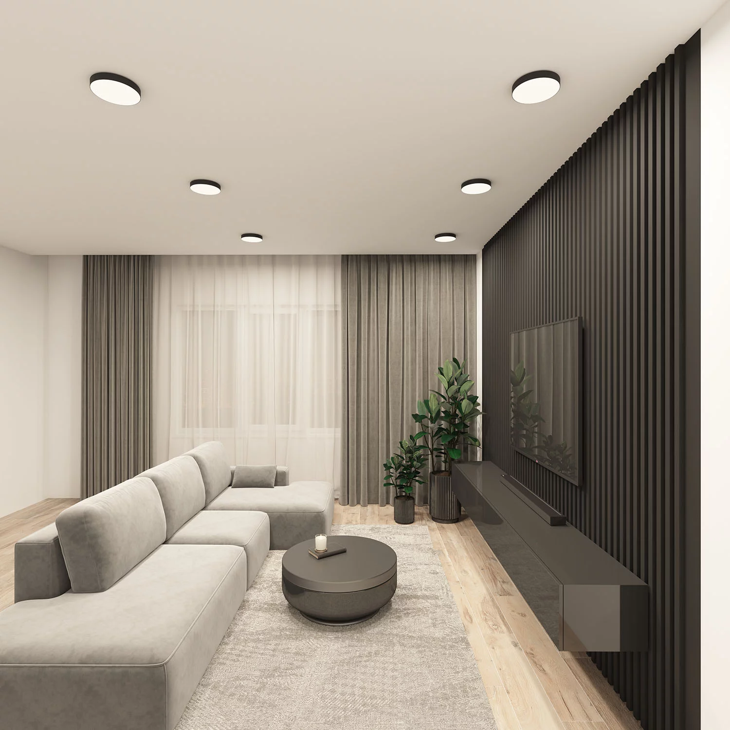 Накладной светильник Denkirs Tab DK2851-BK