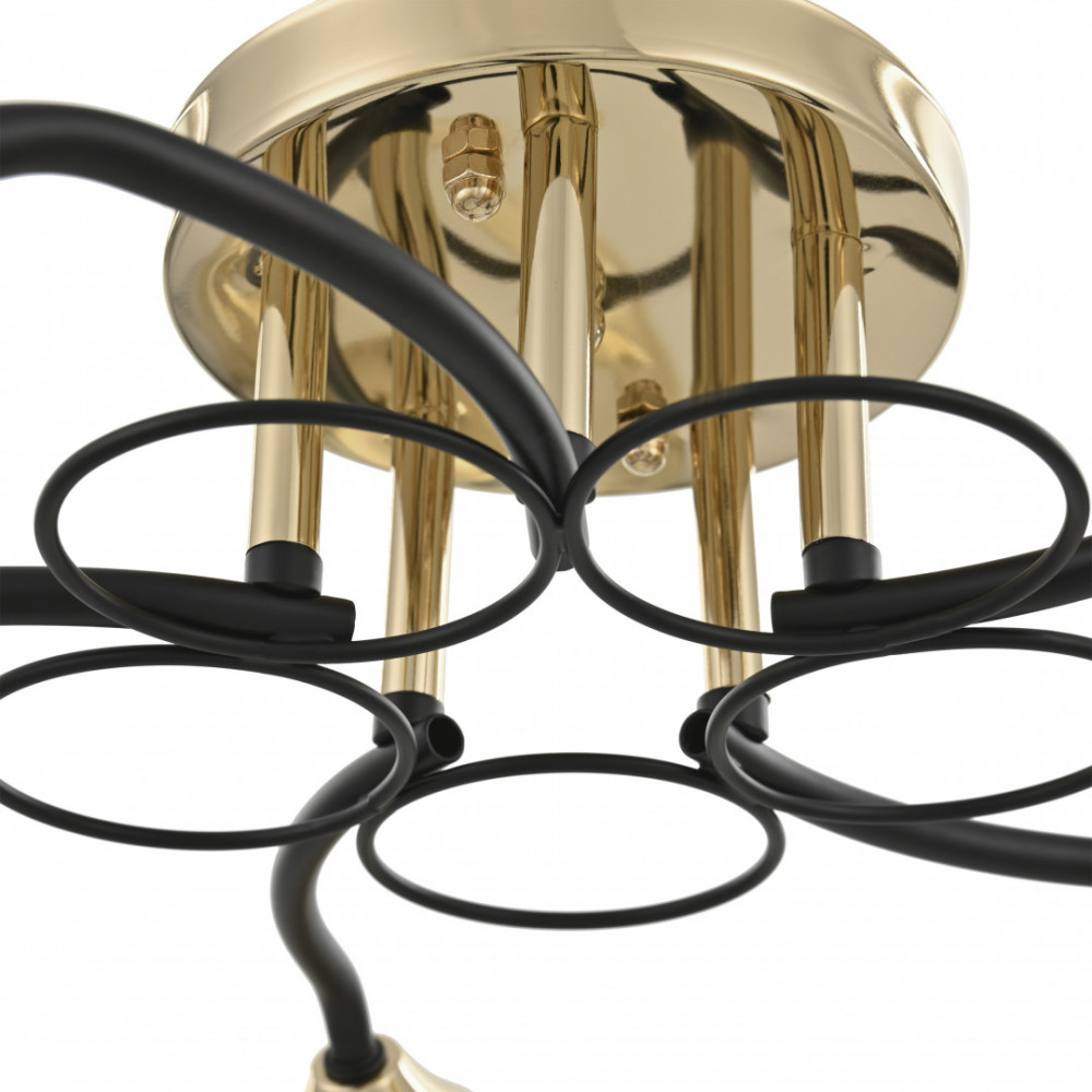 Потолочная люстра Arte Milano AMALFI 3332.7125.5.FG.BK