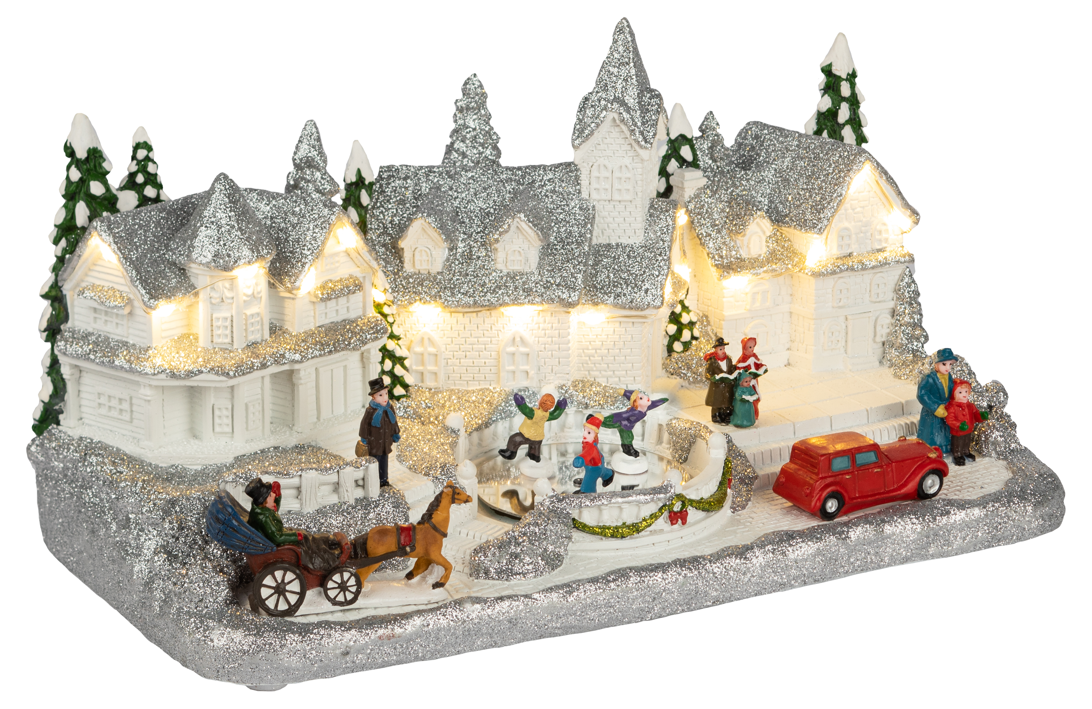 Новогодняя фигура Снежная деревня Эра EFIS-S08 Б0060486