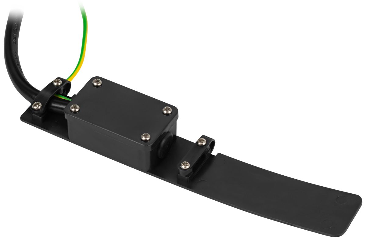 Ландшафтный светильник ЭРА Беллона GBF-103-1-BL-0650 230В Е27 IP54 черный с розеткой Б0071048