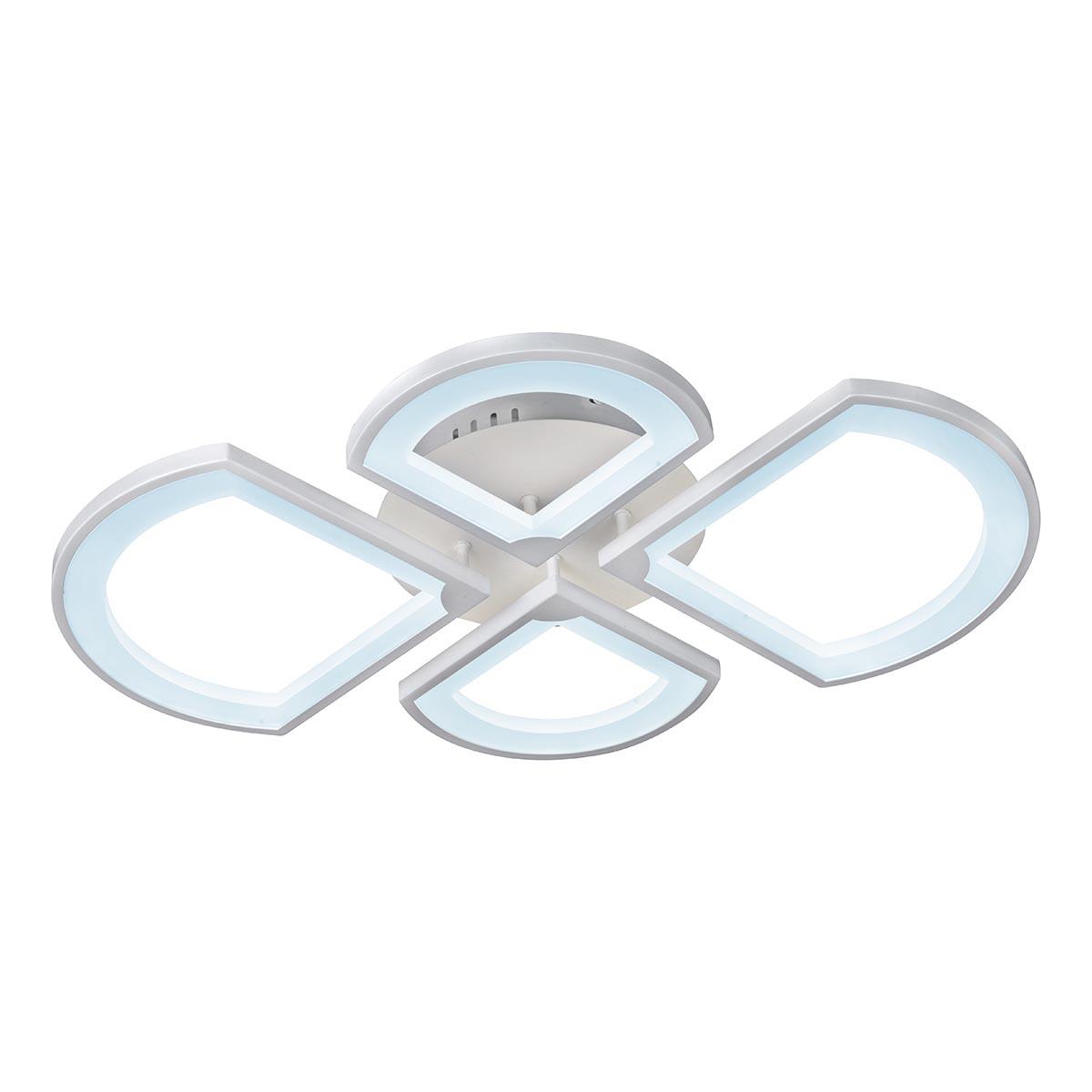 Потолочная светодиодная люстра с пультом управления iLedex River X024-4 WH