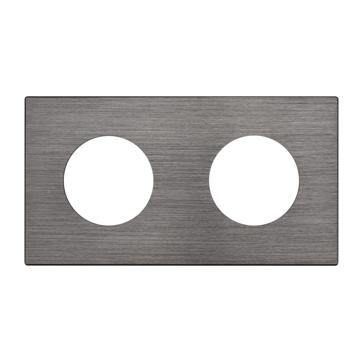 Рамка 2-местная алюминиевая Arlight FRM-PRESTO-ALR-2-GR 043874