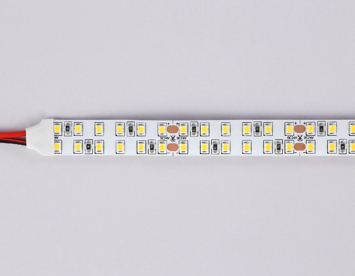 Светодиодная лента двухрядная Ambrella Light LED Strip 24В 2835 24Вт/м 3000K 5м IP20 GS3701