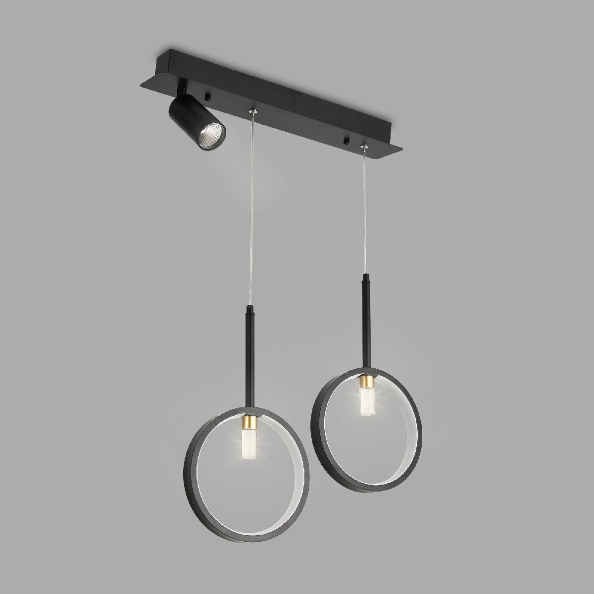 Подвесной светильник Eurosvet Verge 90249/3 черный