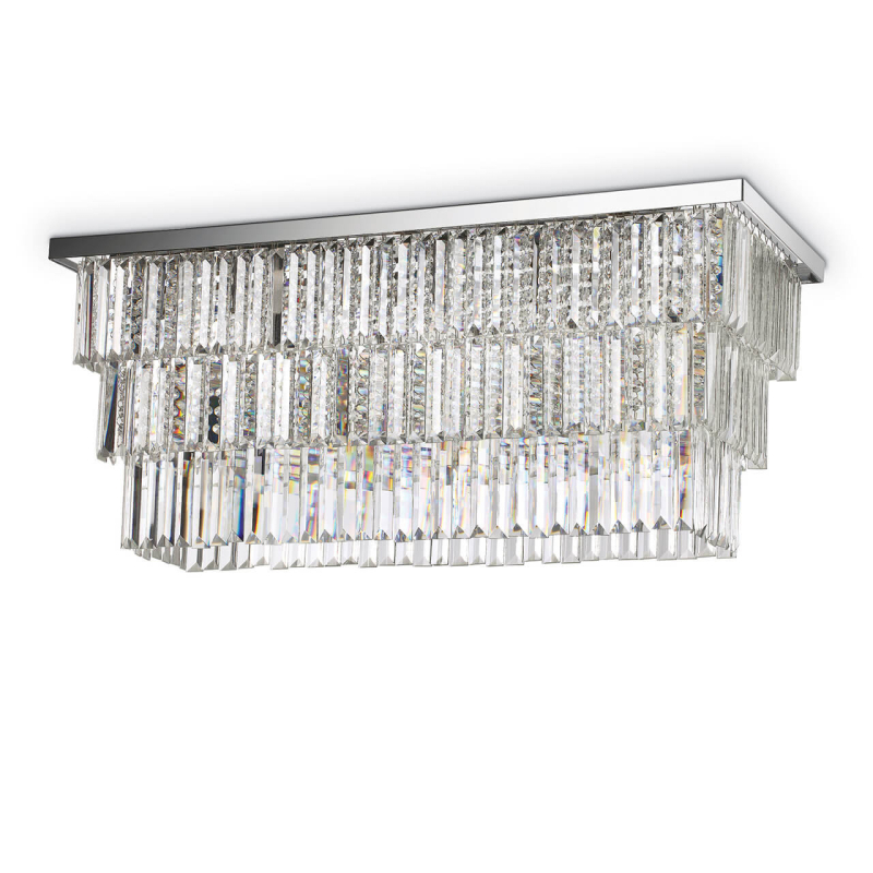 Подвесная люстра Ideal Lux Martinez PL6 Cromo 166261