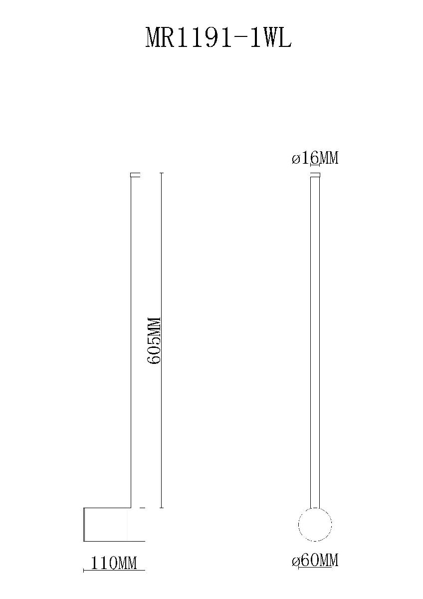 Настенный светильник MyFar Sunn MR1191-1WL