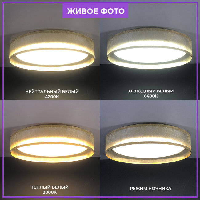 Потолочный светильник Seven Fires Лагом 48203.40.72.77GD-GD