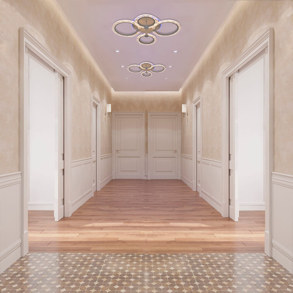 Потолочная люстра Seven Fires Oden SF7052/5C-GY-BL