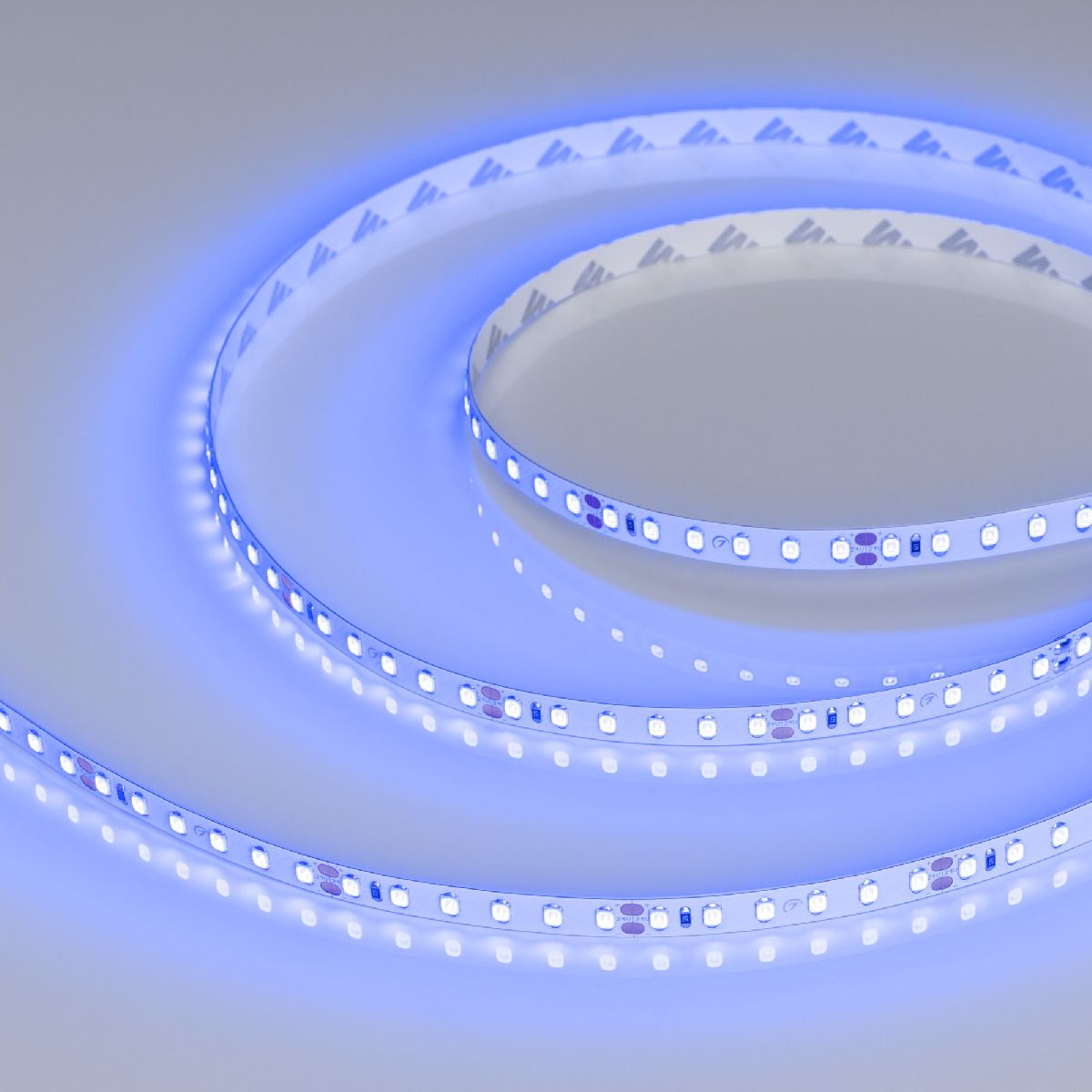 Светодиодная лента Arlight RT-A120-8mm 24V Blue (9.6 W/m, IP20, 5m) (Arlight, 9.6 Вт/м, IP20) 008783(2)