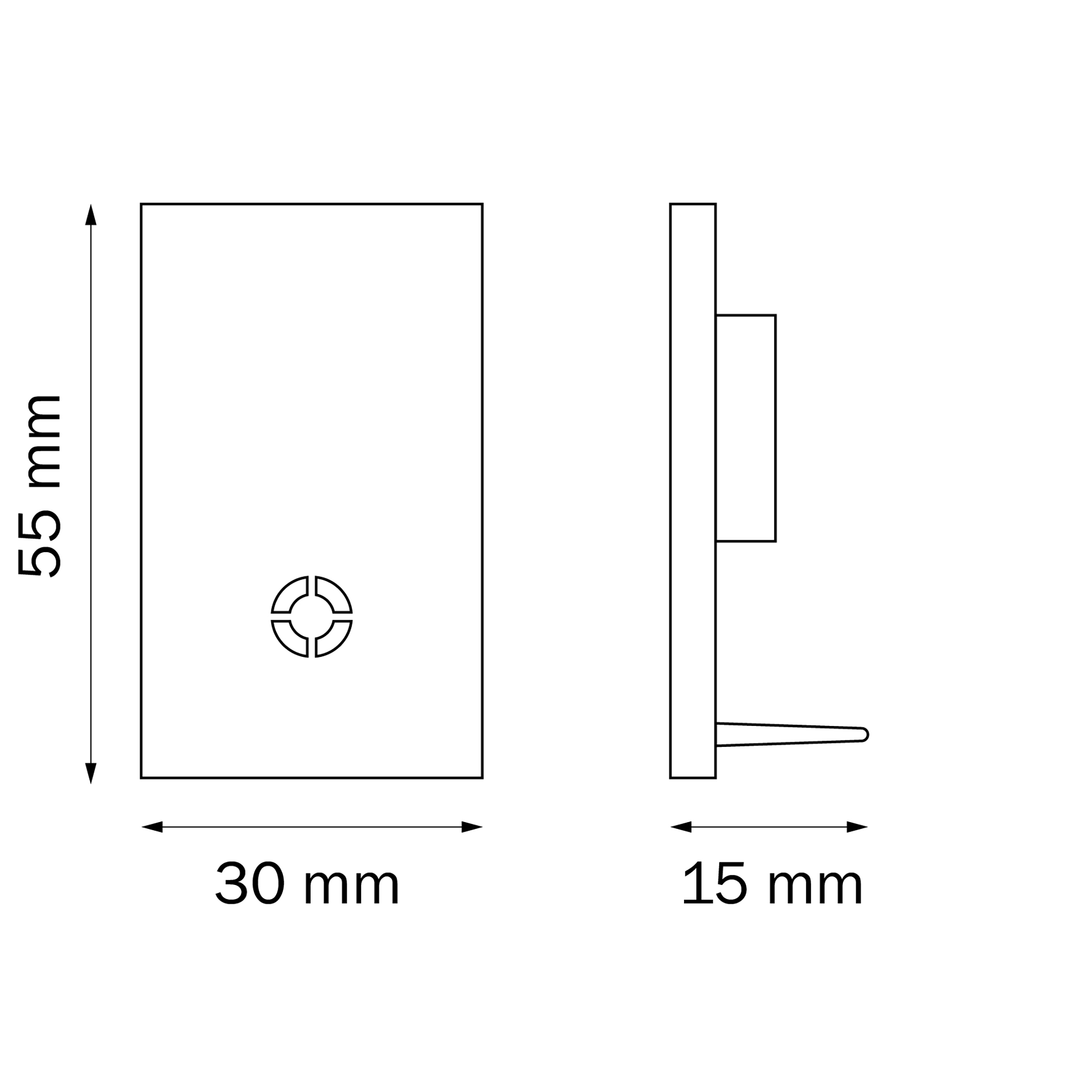Заглушка концевая трековая однофазная Lightstar Barra 505167