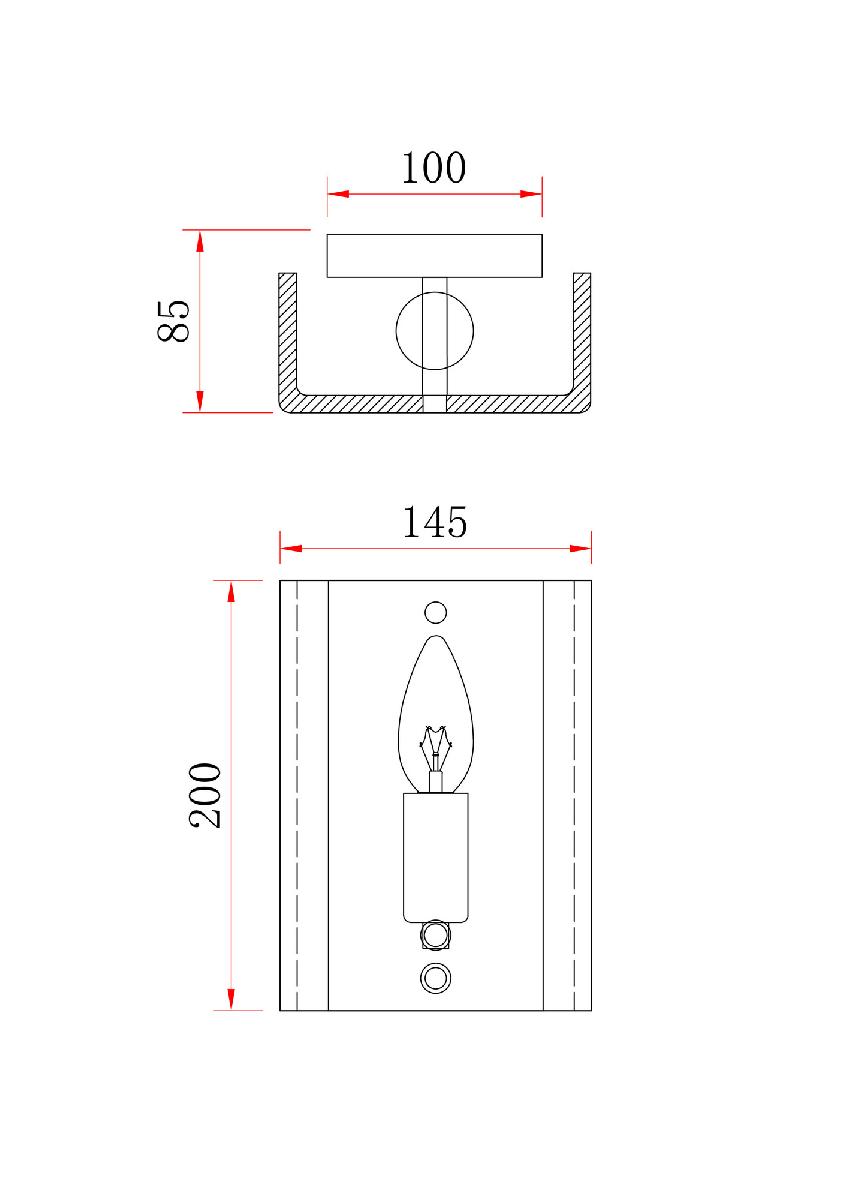 Бра Freya Fresco FR5190WL-01BS2