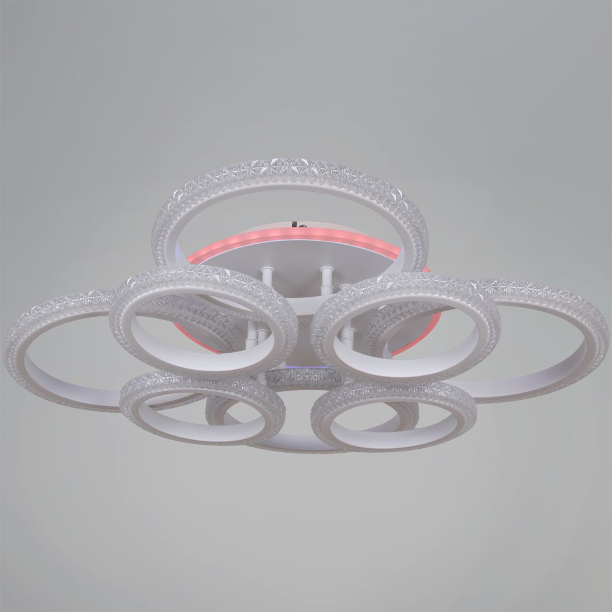 Потолочная люстра Reluce 06333-0.3-4+4A WH (RGB)