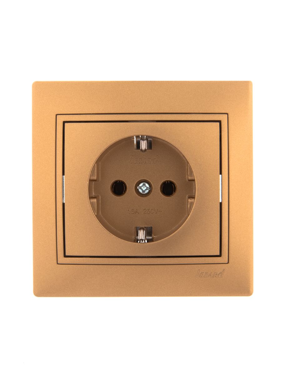 Розетка с/з Lezard Mira 701-1313-122