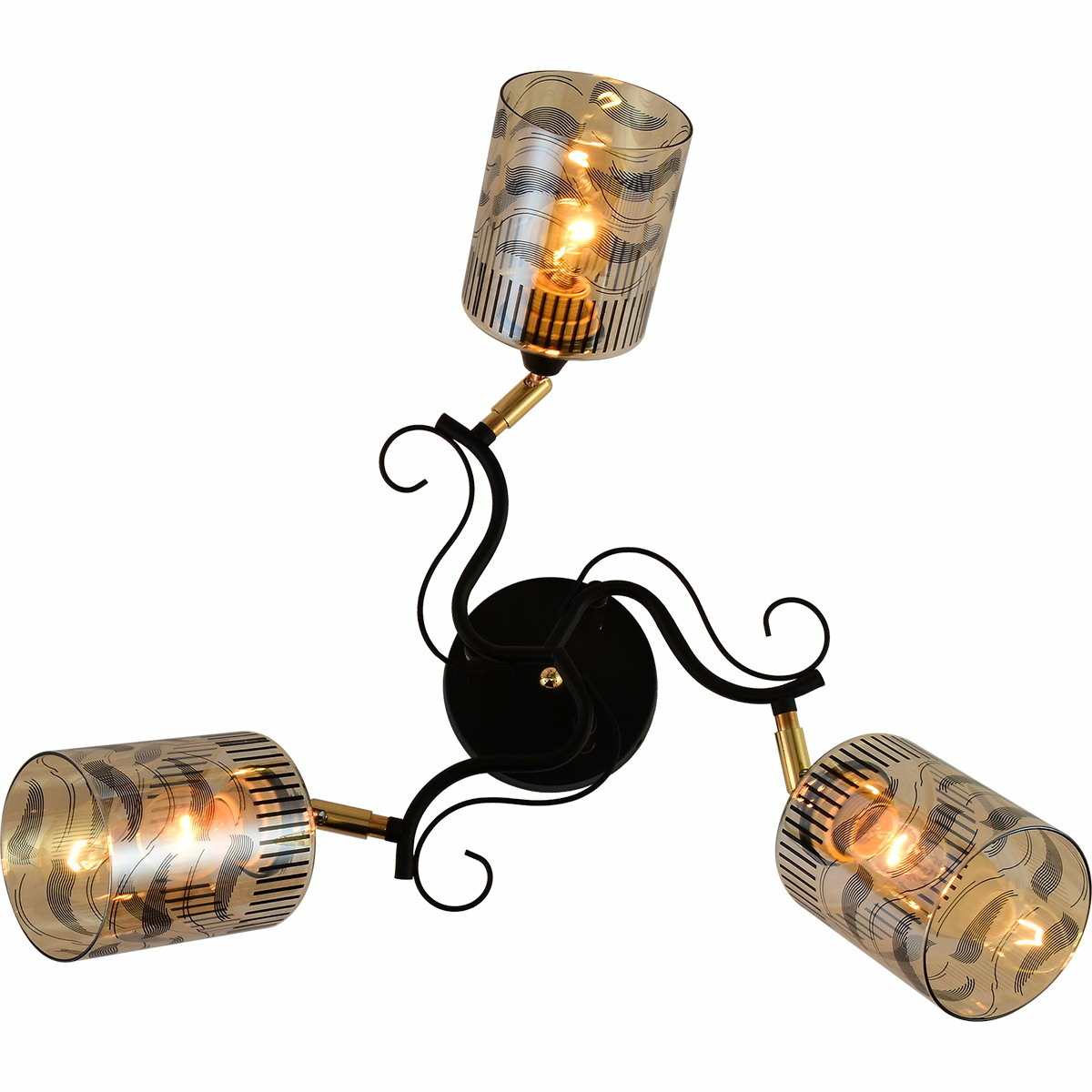 Люстра на штанге Reluce 11313-0.3-03 BK+FGD