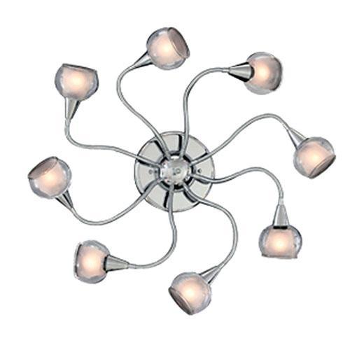 Потолочная люстра Ideal Lux Tender PL8 Trasparente 004211