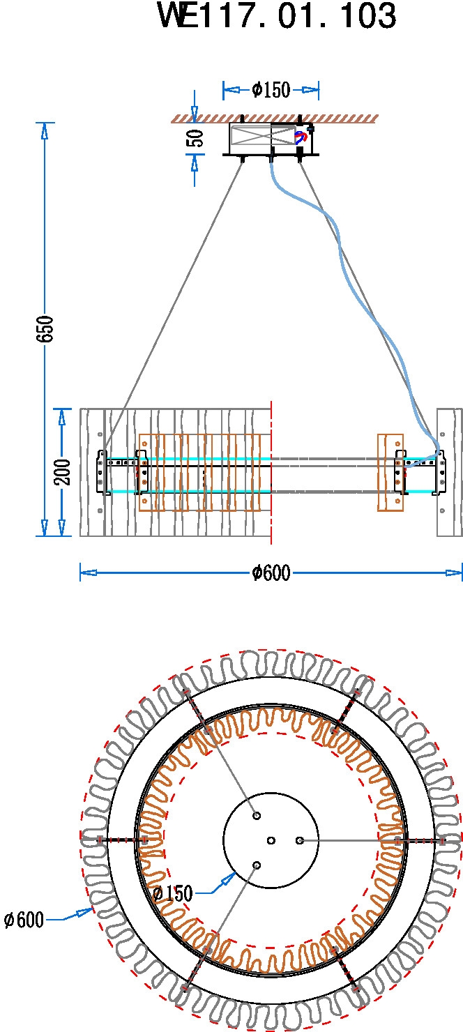 Подвесная люстра Wertmark Patricia WE117.01.103