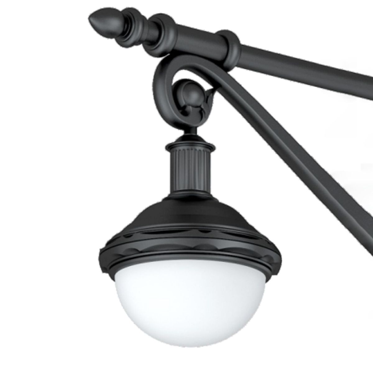 Уличный консольный светильник Arlight OXOR-AMPIL-BUE - 395x400-50W Day4000 (BK, 120 deg, 230V) 052445