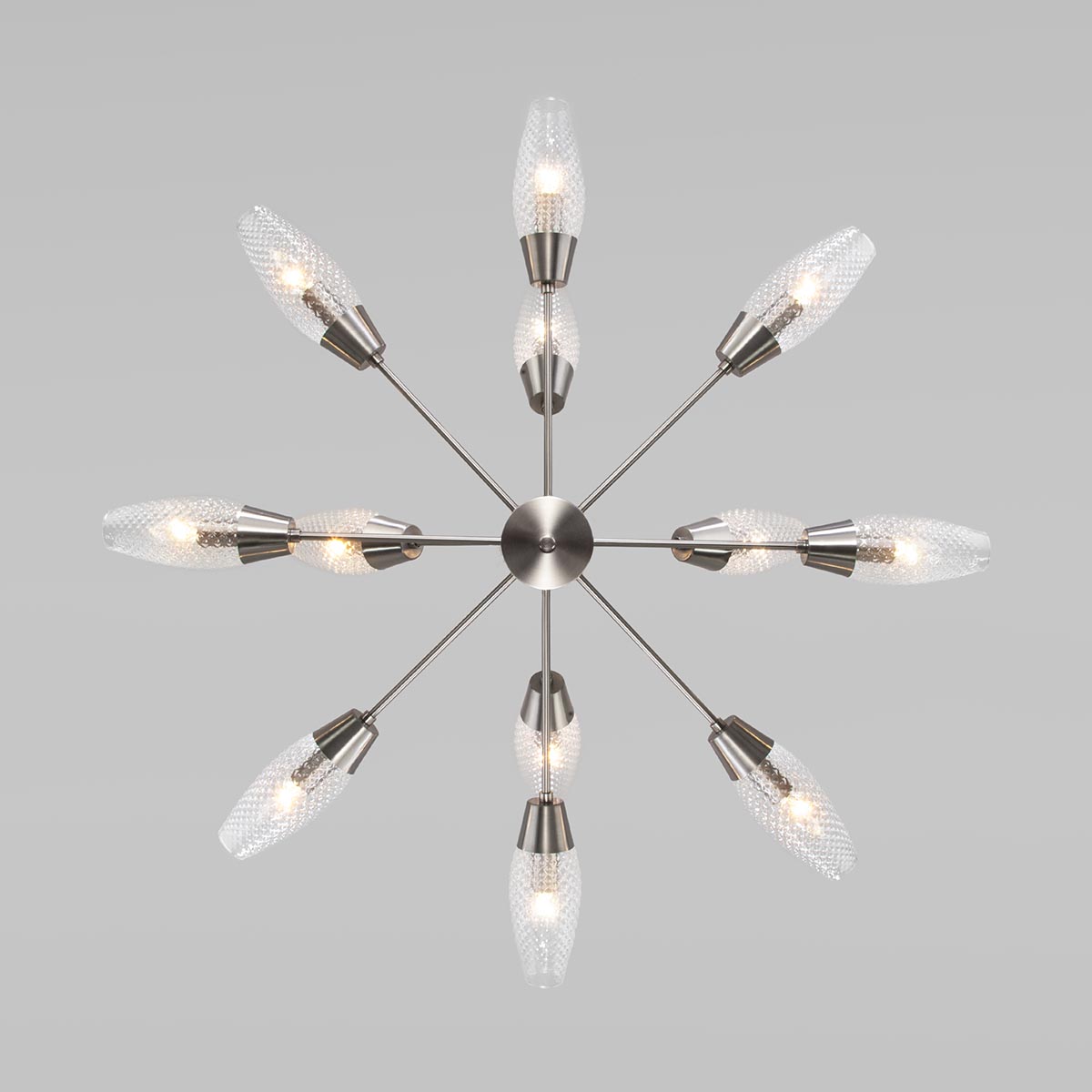 Потолочная люстра Eurosvet Thalia 60140/12 сатин-никель