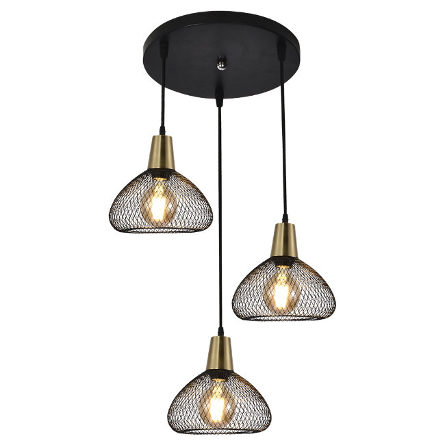 Подвесной светильник Wedo Light Brunner WD4000/3P-CO-BK