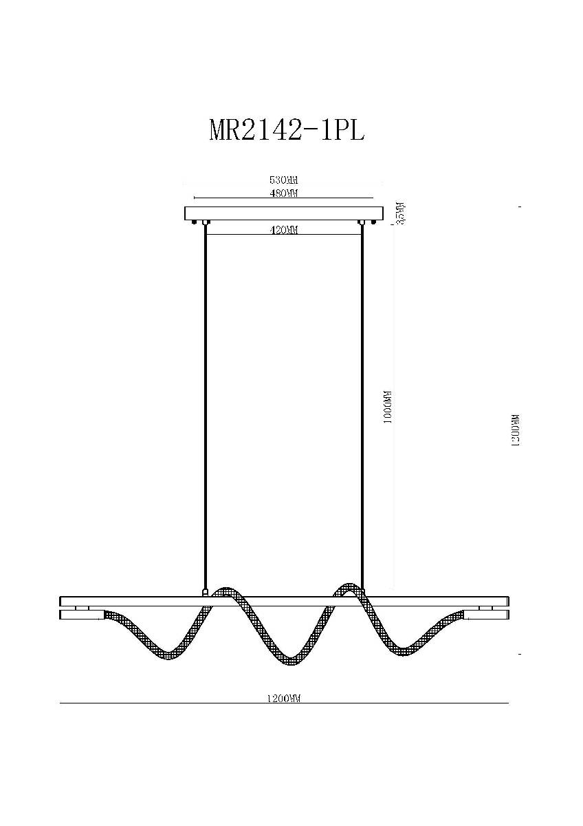 Подвесной светильник Myfar Kenneth MR2142-1PL