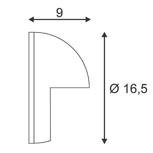 Уличный настенный светильник SLV Keil 231711