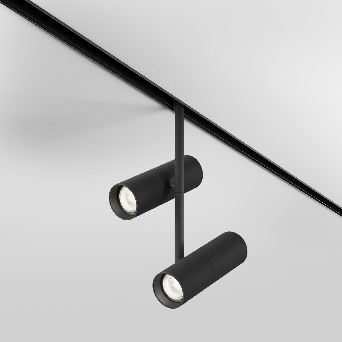 Трековый магнитный светильник Maytoni Elti Duo TR005-2-2X12W4K-B