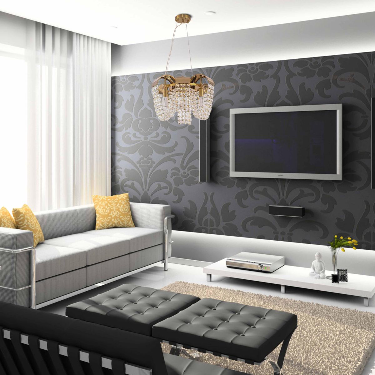 Подвесная люстра Alfa Light F0524-17