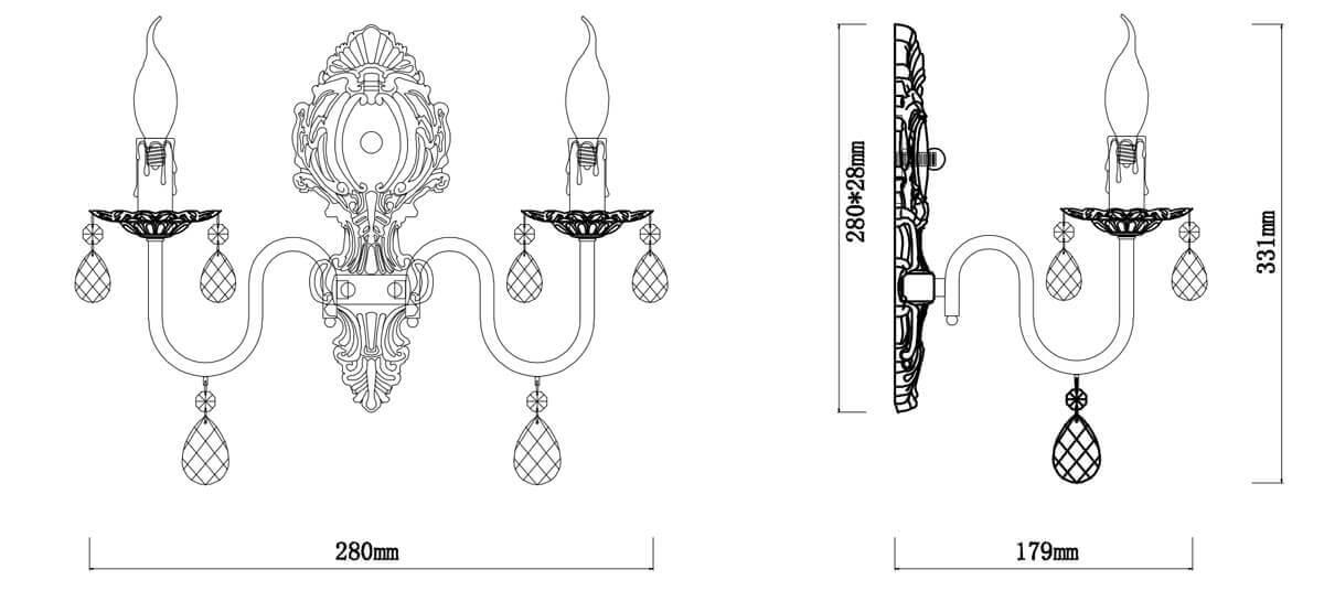 Бра Rivoli Sposa 1003-402 Б0037772