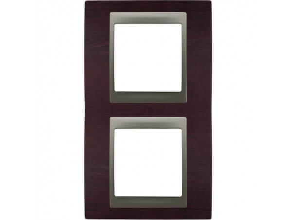 Рамка 2-постовая вертикальная Schneider Electric Unica Top MGU66.004V.2M2