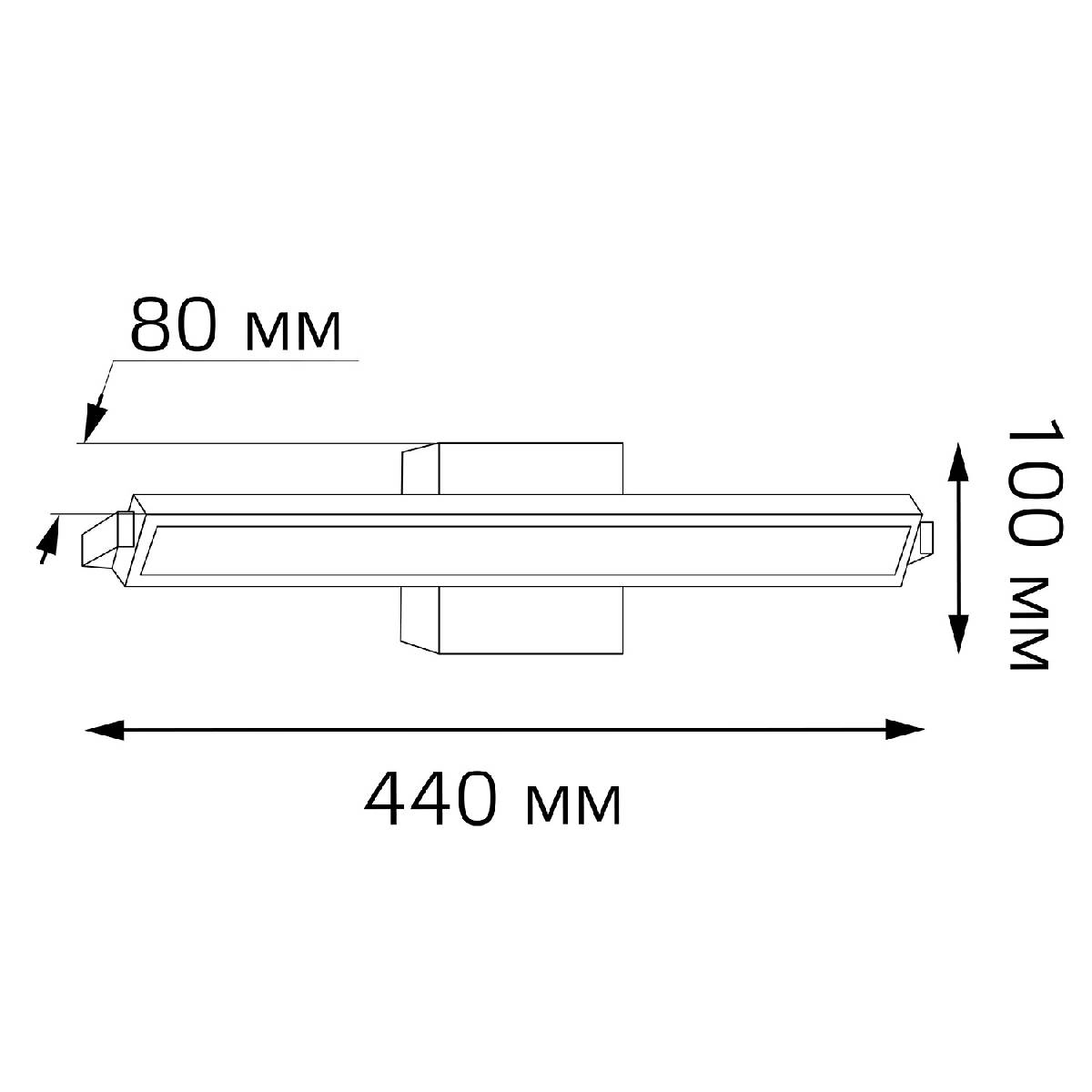 Настенный светильник Gauss Safo BR041