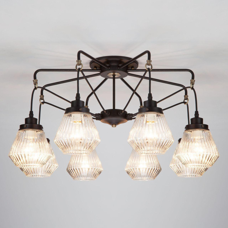 Потолочная люстра Eurosvet Fregata 70078/8 черный