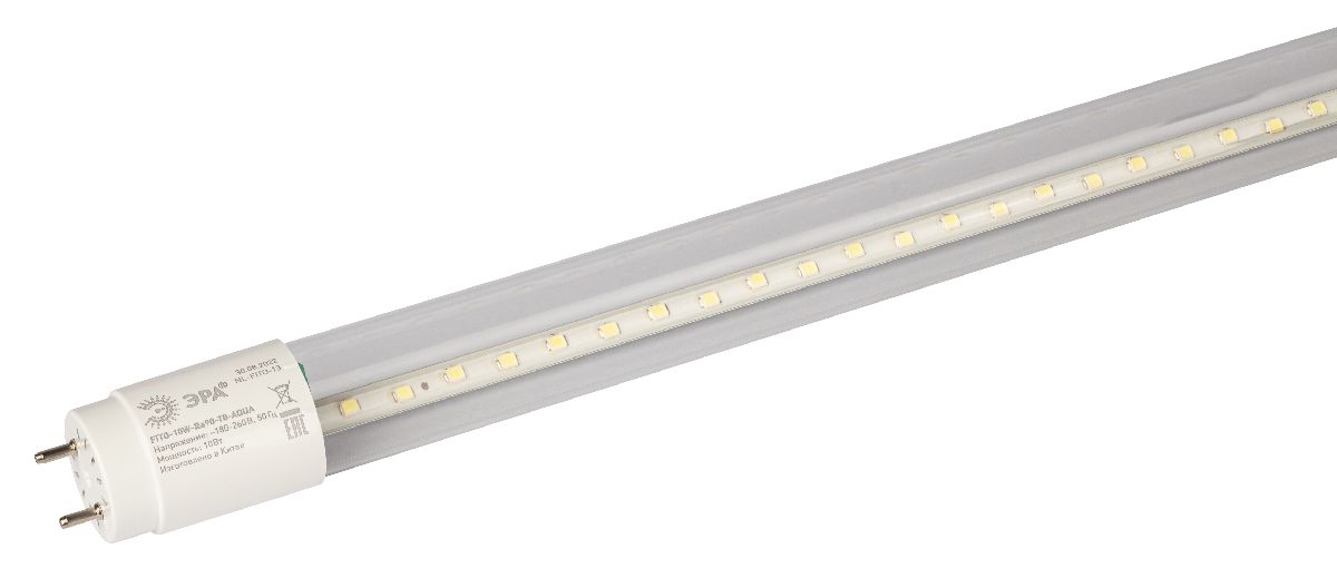 Фитолампа для растений светодиодная Эра G13 10W 6500K FITO-10W-Ra90-Т8-AQUA Б0057417