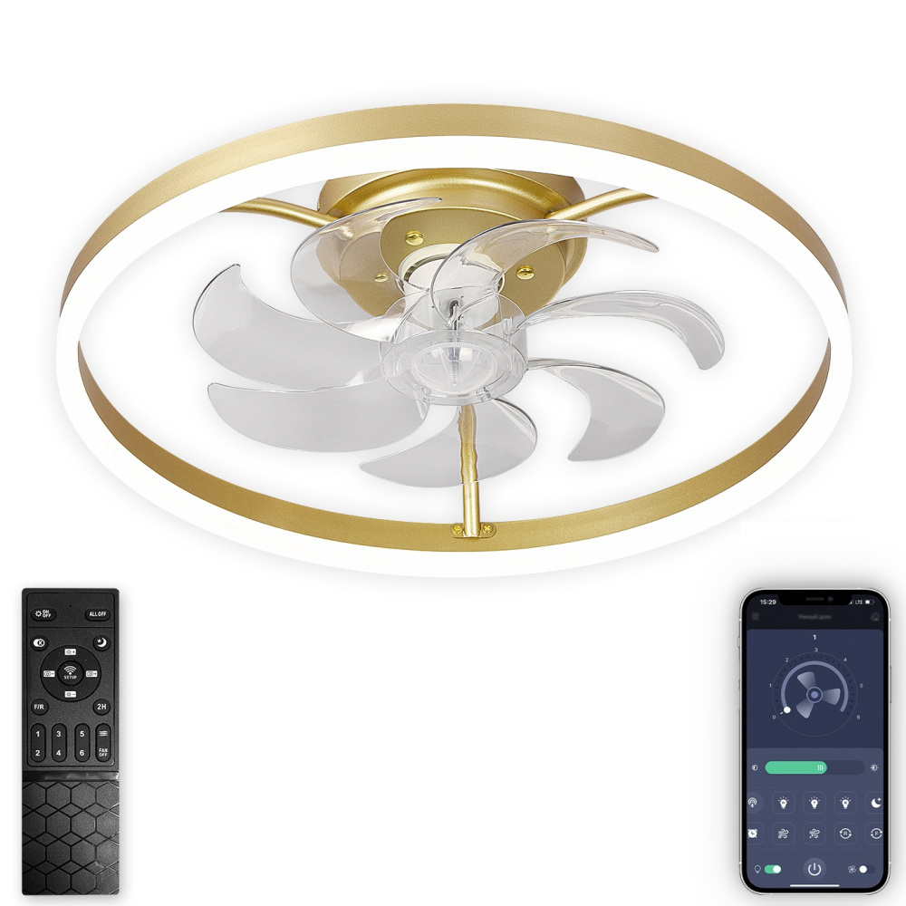 Люстра-вентилятор Natali Kovaltseva Ledfan LED LAMPS 81491