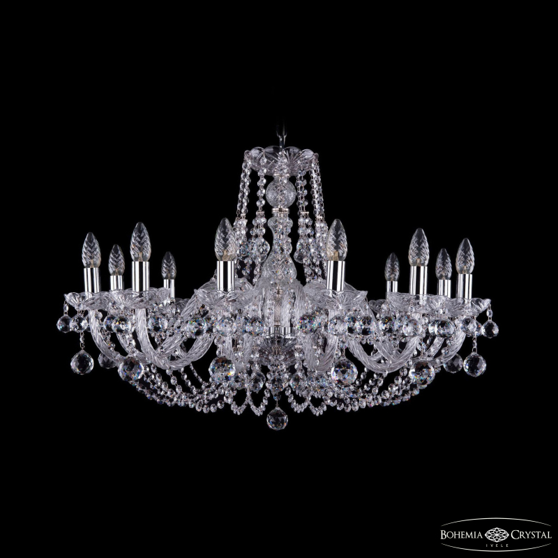Подвесная люстра Bohemia Ivele Crystal 1406/12/300 Ni Balls