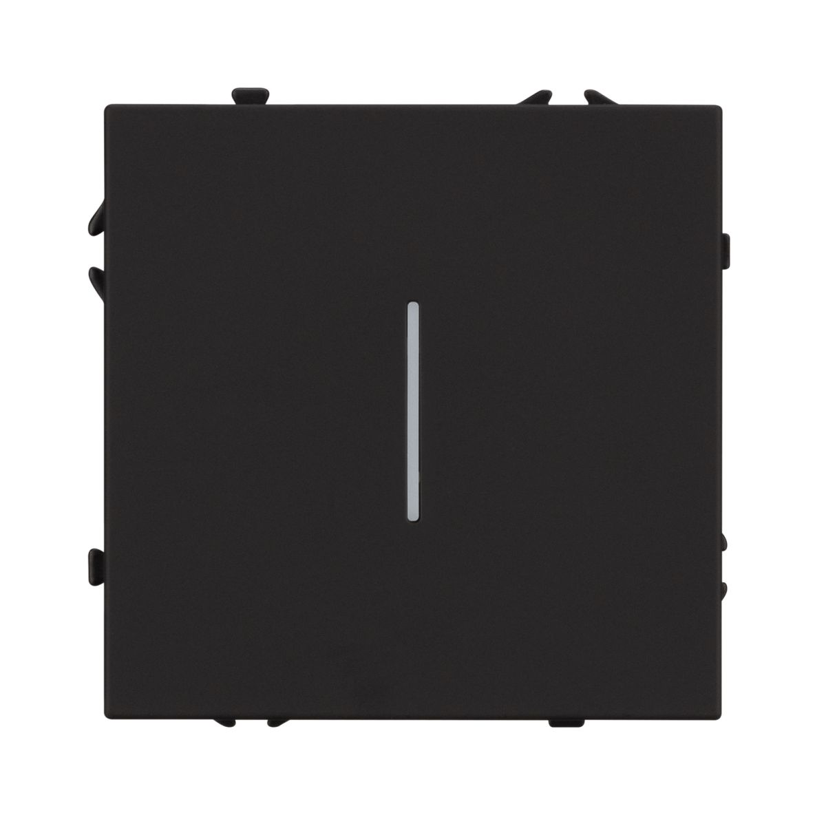 Механизм выключателя одноклавишный проходной Arlight LED SWT-NOBE-MKP1-SFPL-L-BK (230V, 10A) 054261