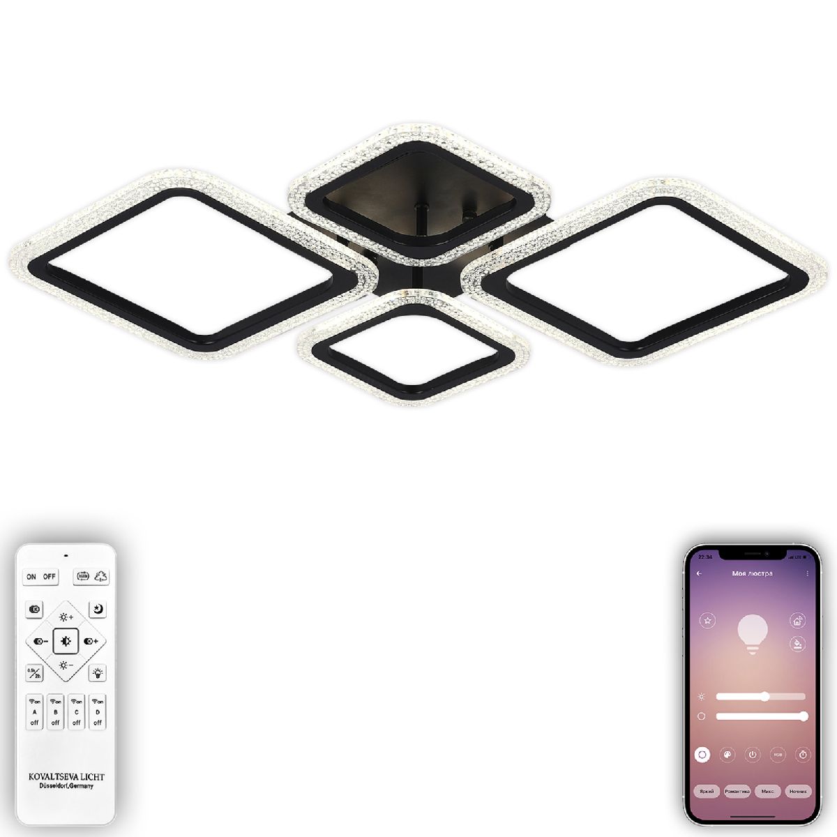 Потолочная светодиодная люстра Natali Kovaltseva Opti LED LAMPS 81232