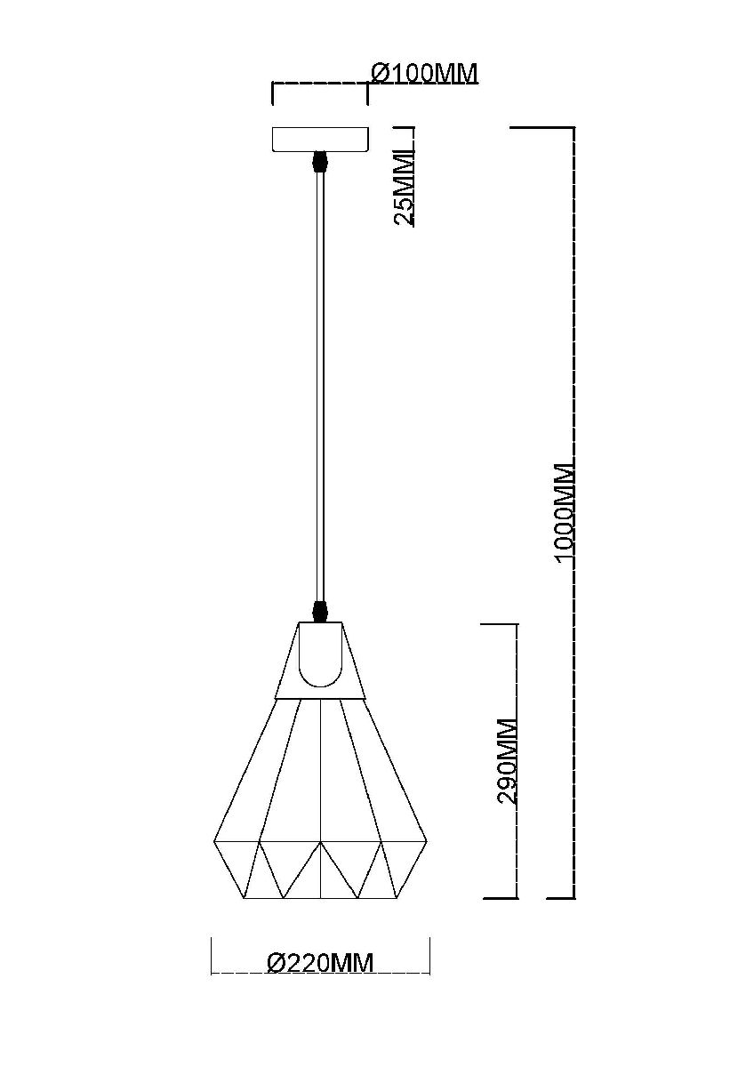Подвесной светильник MyFar Brigitte MR1405-1P УЦ