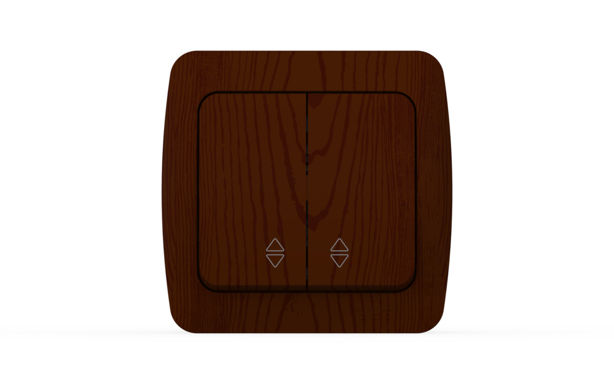 Переключатель двухклавишный ELBI Alsu 504-010600-211