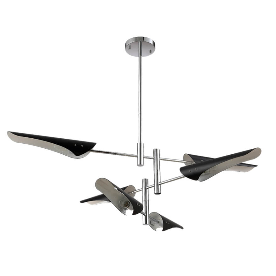 Люстра на штанге Crystal Lux Rafael SP6 Chrome (без плафона)