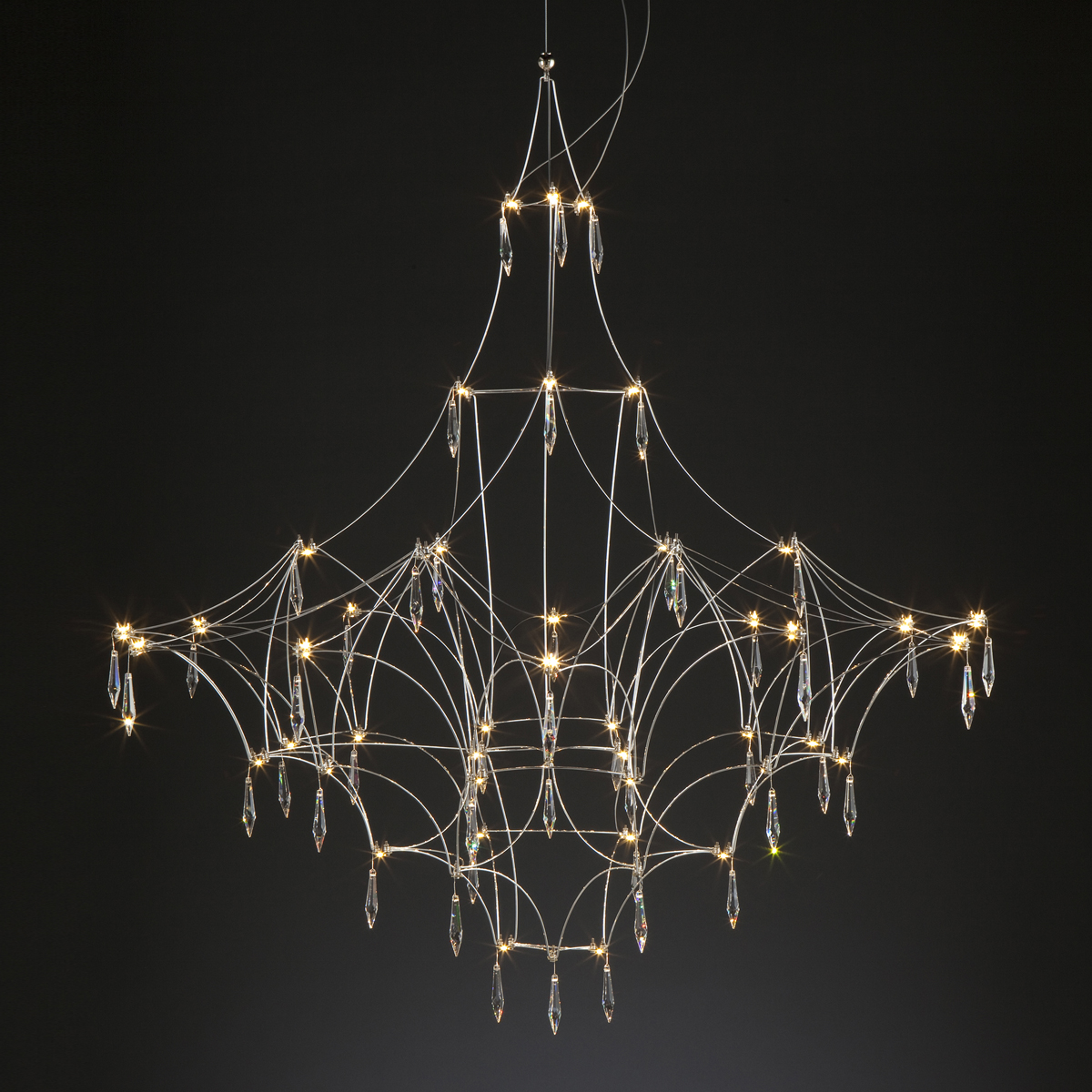 Подвесной светильник Delight Collection Lucciola 9176P/S silver