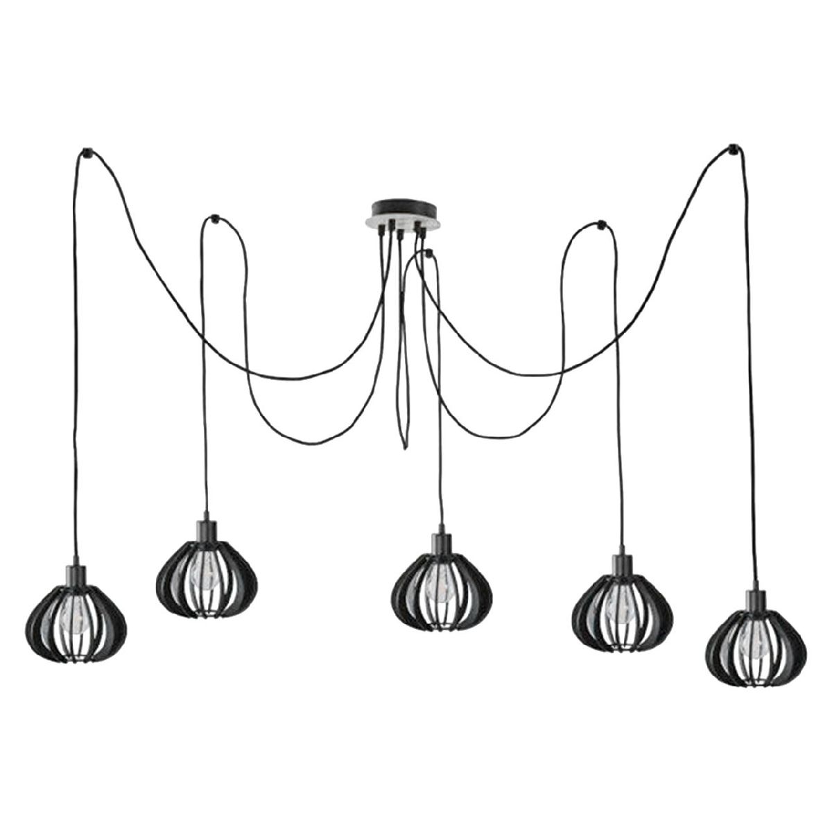 Подвесная люстра IMEX MD.9010-5-P-BK