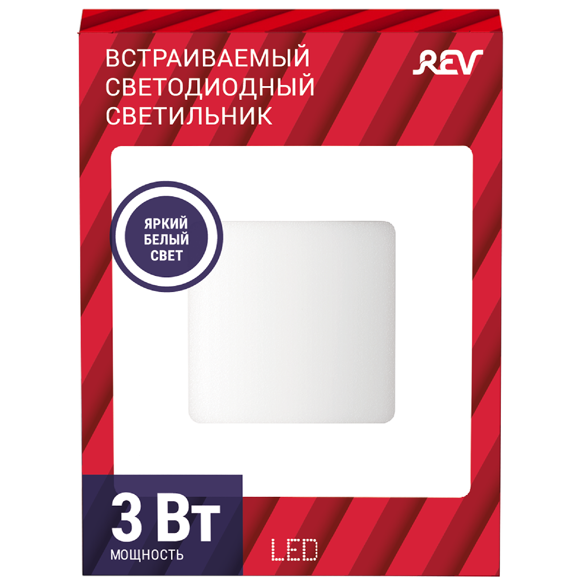 Встраиваемый светильник REV Superslim Quadro 28979 1