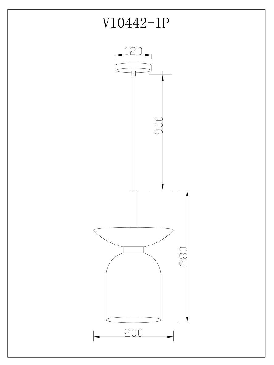Подвесной светильник Moderli Lecce V11553-1P