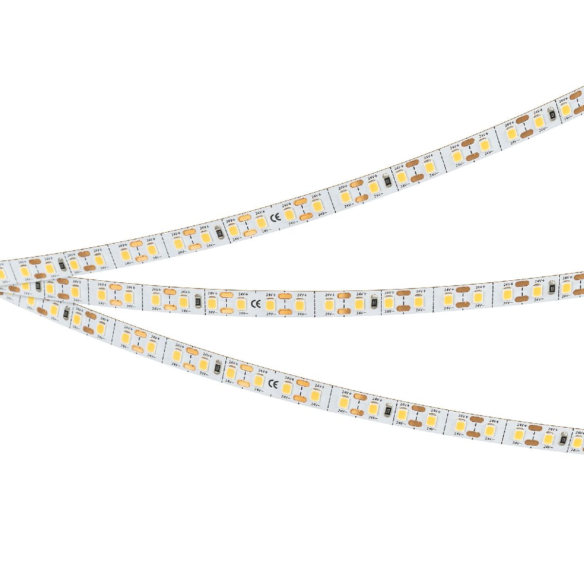 Светодиодная лента Arlight FC-A120-8mm 24V Warm3000-CX1 (10 W/m, IP20, 5m) 052796