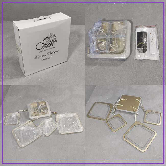 Потолочная люстра Seven Fires Brand SF7057/5C-SGD-RGB