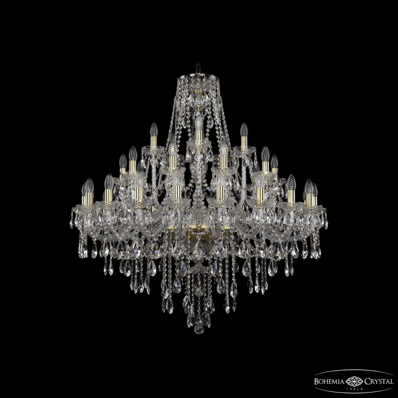 Подвесная люстра Bohemia Ivele Crystal 1415/20+10+5/360 G