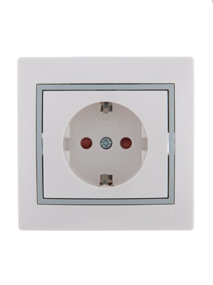 Розетка с защитой от детей Lezard Mira 701-0215-124