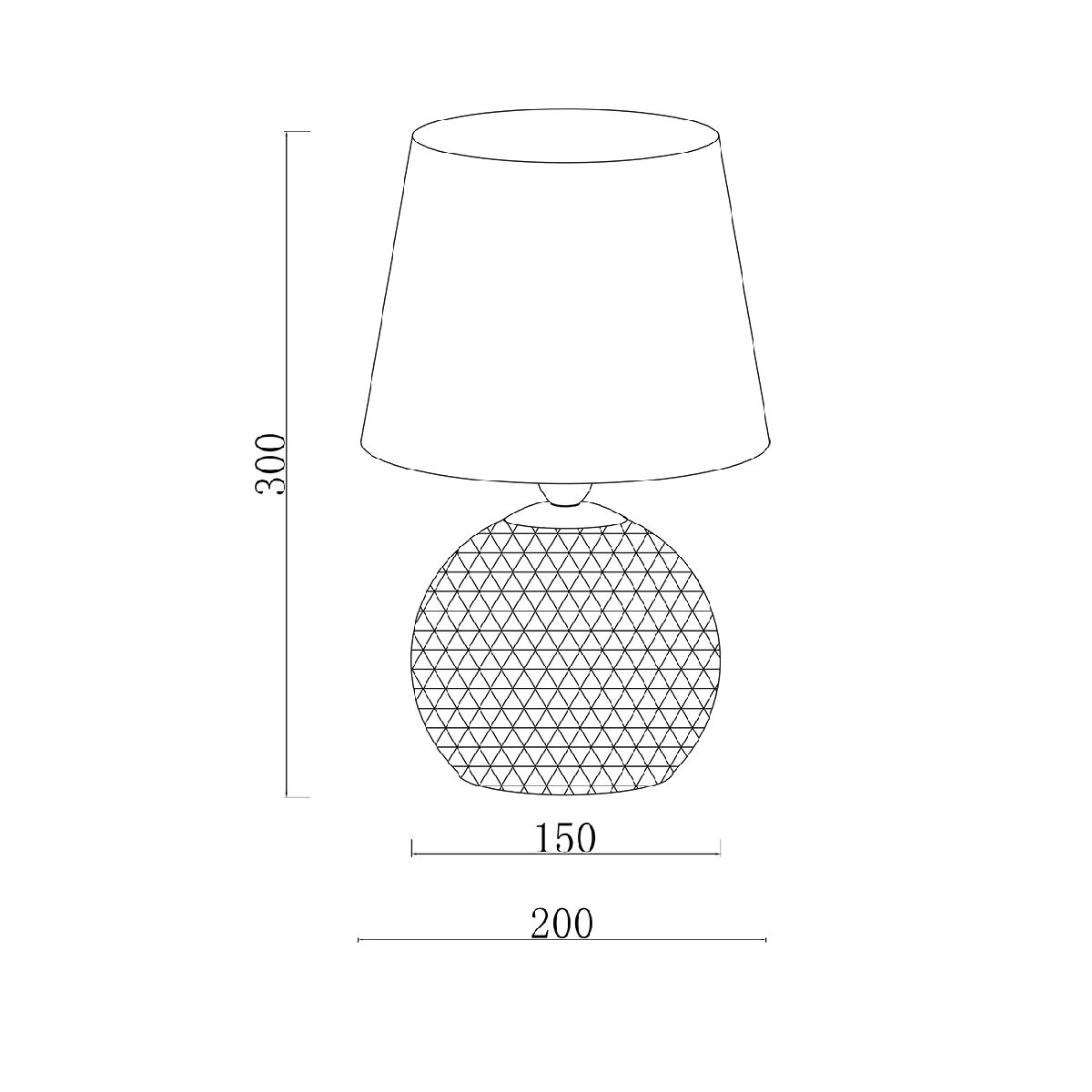 Настольная лампа Escada Chance 10197/L Amber