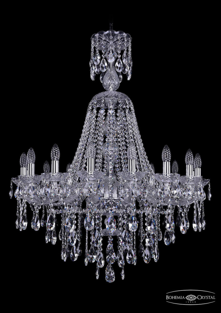 Подвесная люстра Bohemia Ivele 1415/16/300/XL-108/Ni